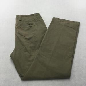 Old Navy Pants Mens 30x30 Green Broken-In Khakis Straight Leg Cotton Casual